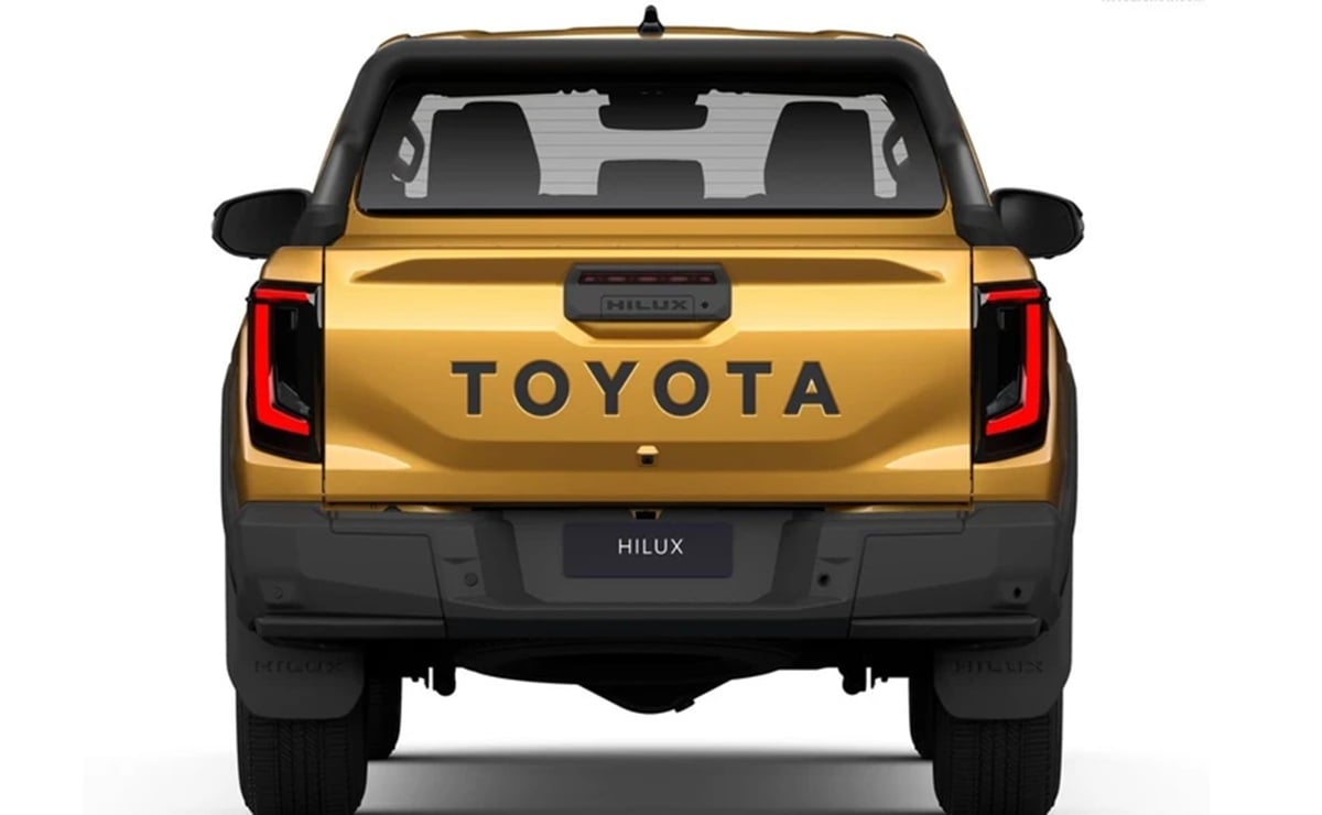 Toyota lanza la Hilux 2027 con diseño renovado y nuevas versiones: ¿cuál será su precio? 4 Toyota Hilux 2027 zona trasera