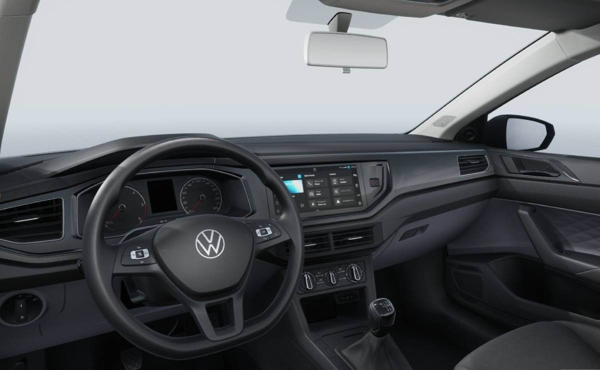 El Volkswagen Polo más barato: cuánto cuesta y qué ofrece el rival del Toyota Yaris 7 Volkswagen Polo Track interior 2