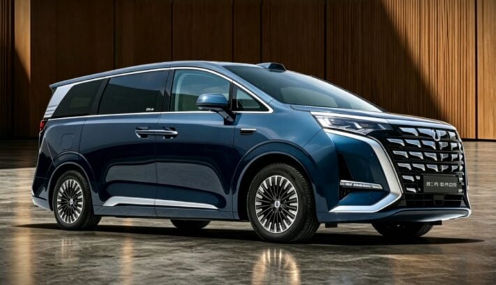 BYD Denza D9, la van
