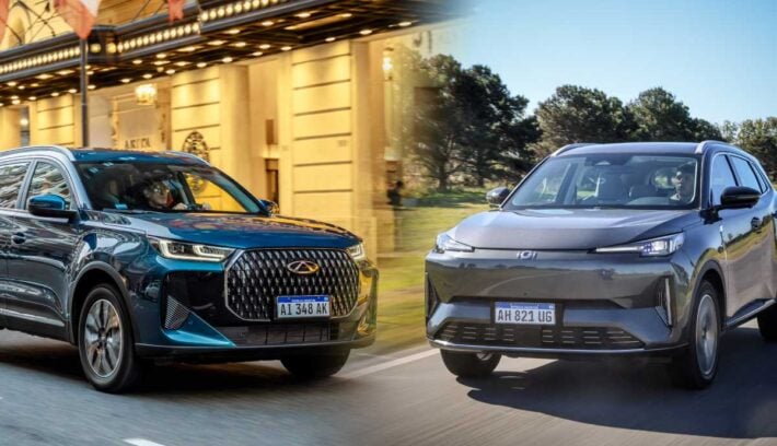 Chery Tiggo 7 CSH vs Changan CS55 comparativo SUV