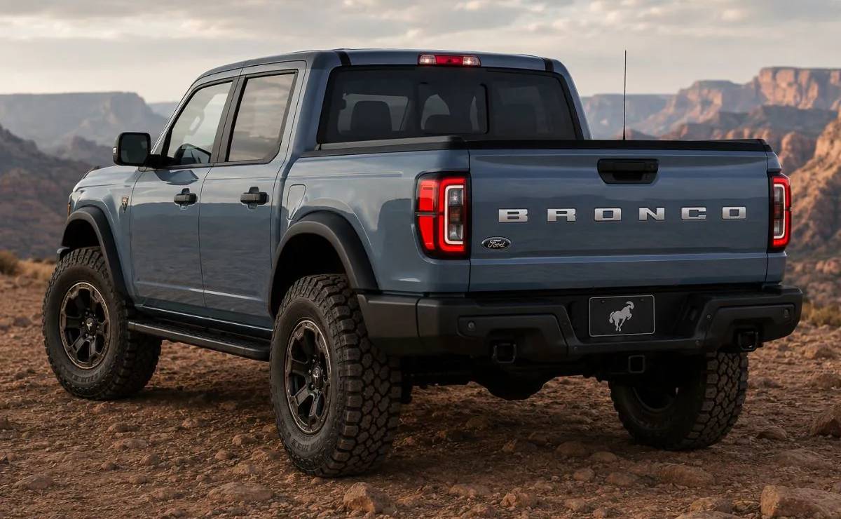 Ford Bronco pick up trasera