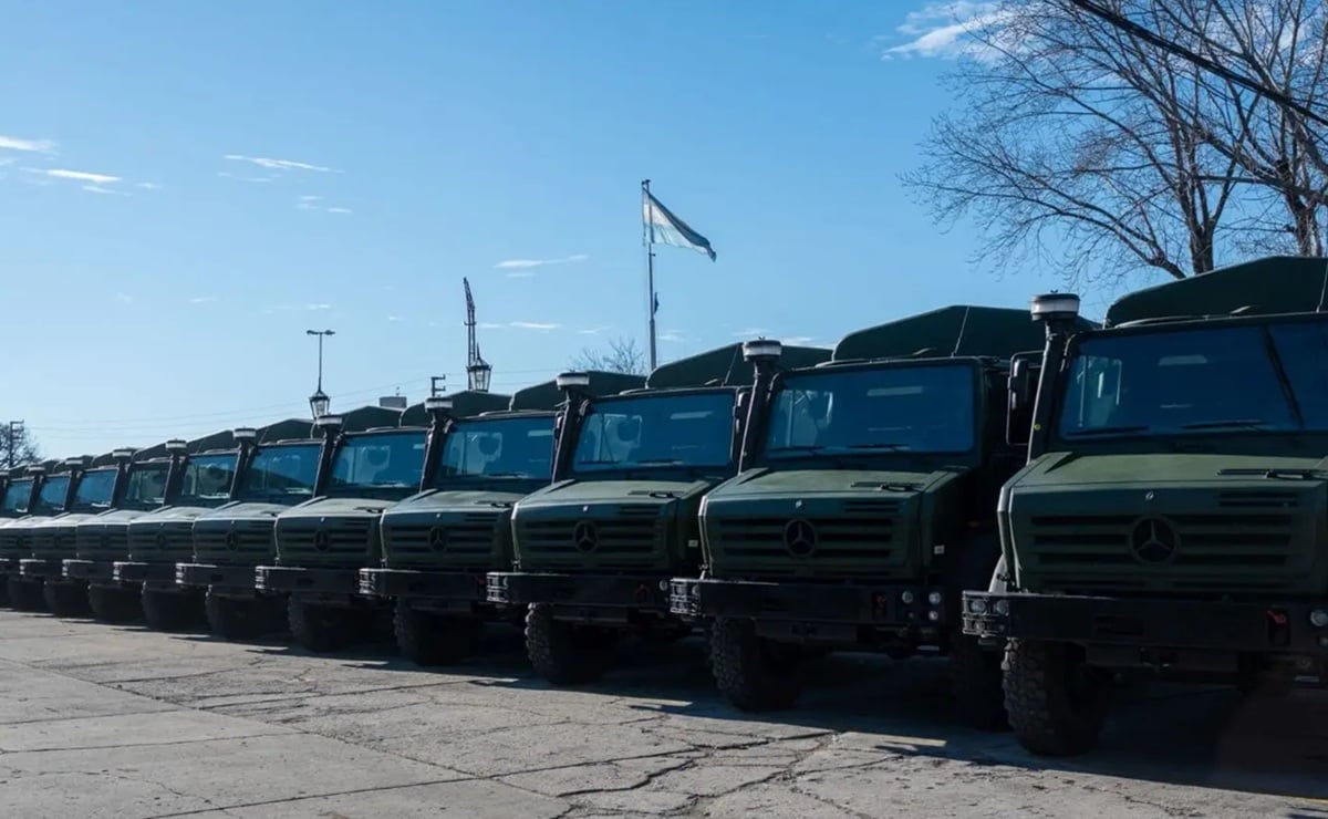 El Ejército Argentino refuerza su flota con la llegada de estos camiones 1 Unimog U-4000, los nuevos camiones para el Ejército