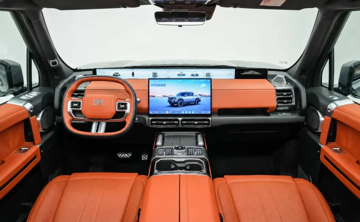 Pick up Jetour F700 interior 1