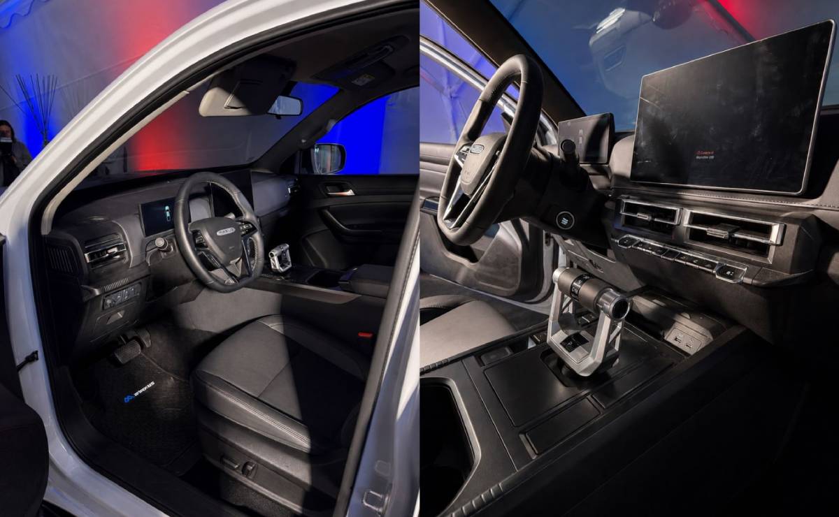 Pick up Maxus T70 interior