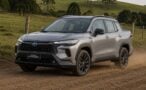 Vista frontal de la futura pick-up Toyota Corolla Cross
