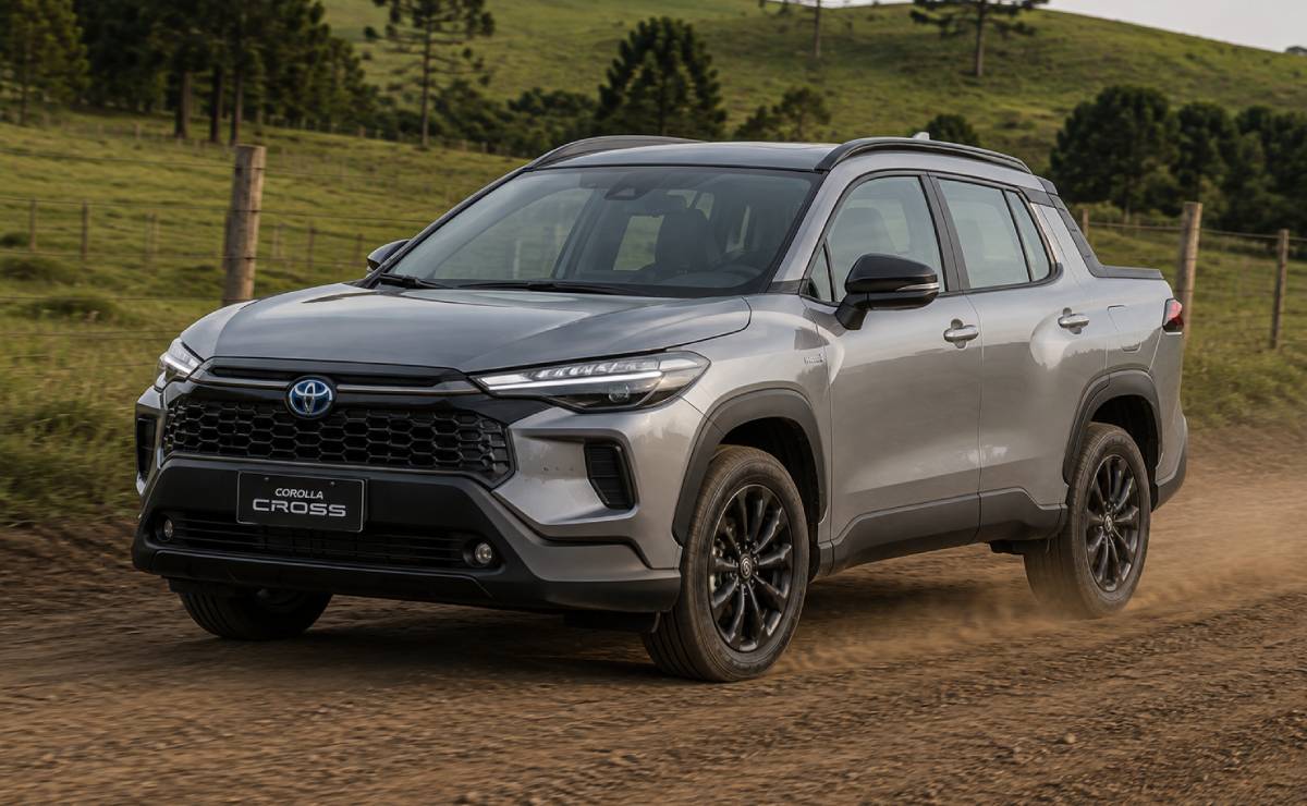 Pick up Toyota Corolla Cross frente 2