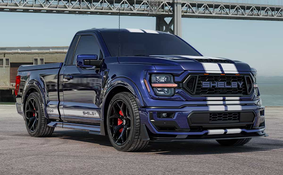 Cabina simple, motor V8 y más de 800 caballos: así es la nueva pick up deportiva que impacta con su diseño 3 Shelby F 150 Super Snake Sport 2