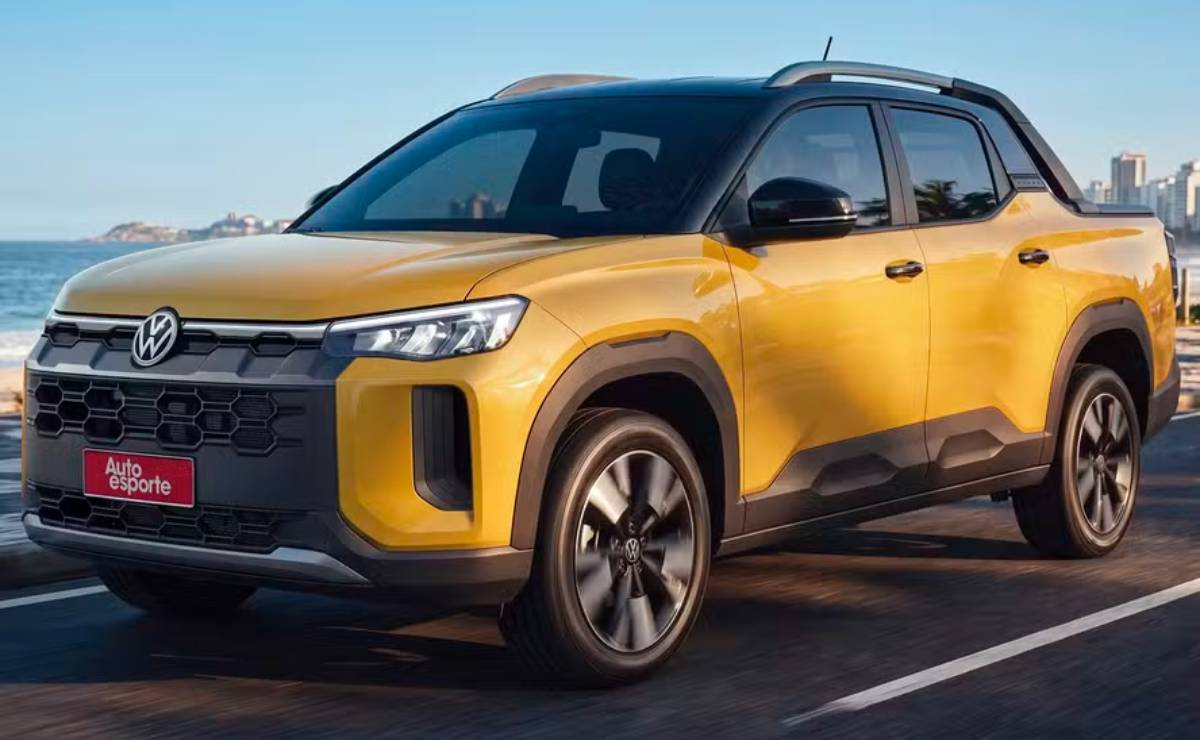 Así sería la nueva pick up de Volkswagen que llegará para pelear contra Fiat Toro 5 Volkswagen Tukan accion