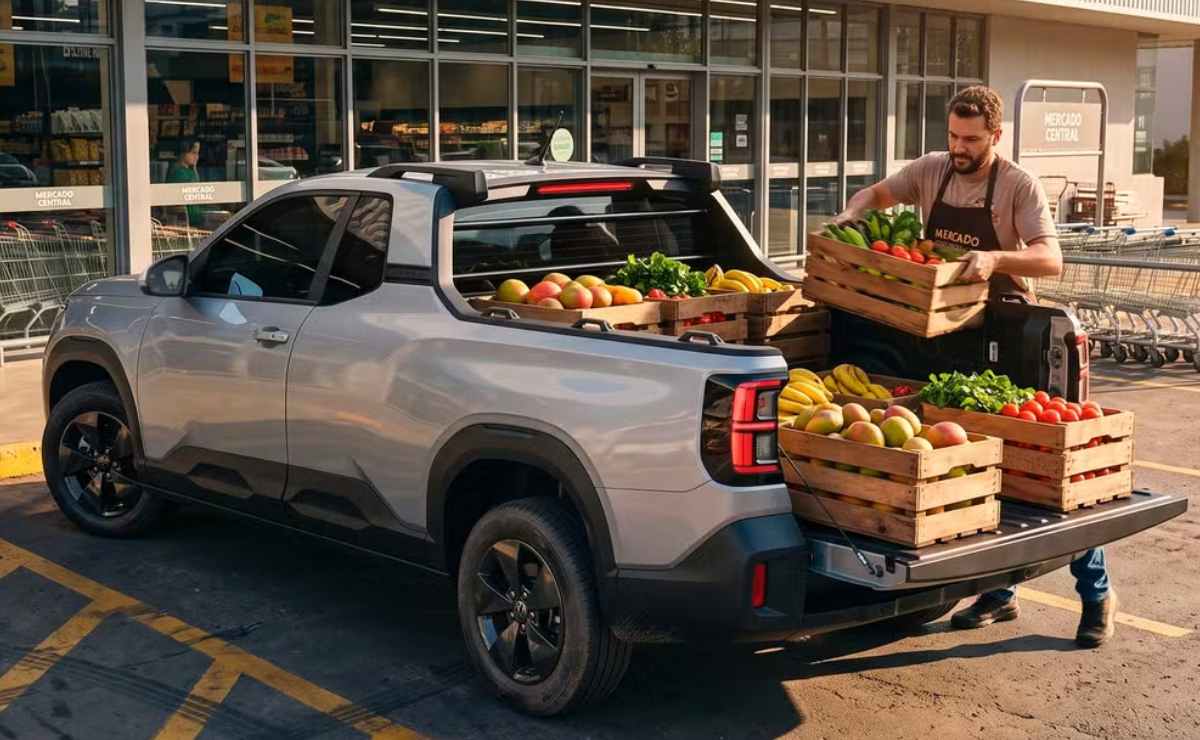 Así sería la versión cabina simple de la nueva pick up compacta de Volkswagen 1 Volkswagen Tukan