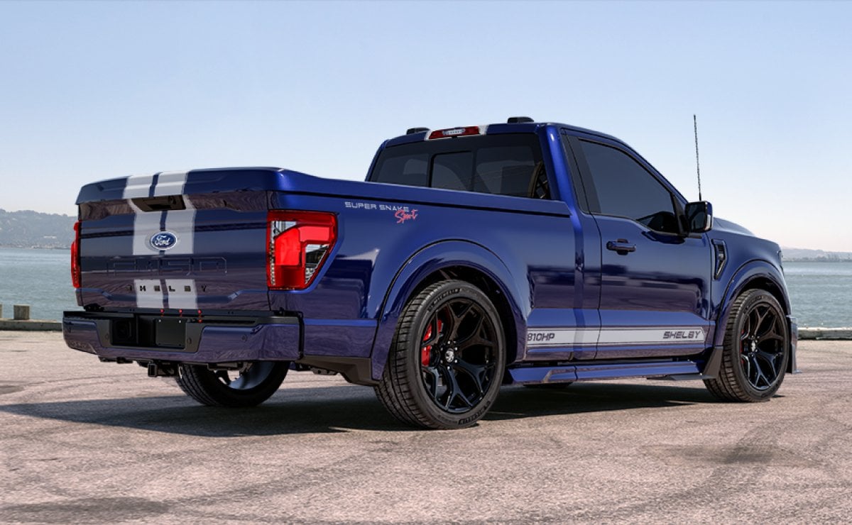 Cabina simple, motor V8 y más de 800 caballos: así es la nueva pick up deportiva que impacta con su diseño 1 shelby-f-150-super-snake-pick-up