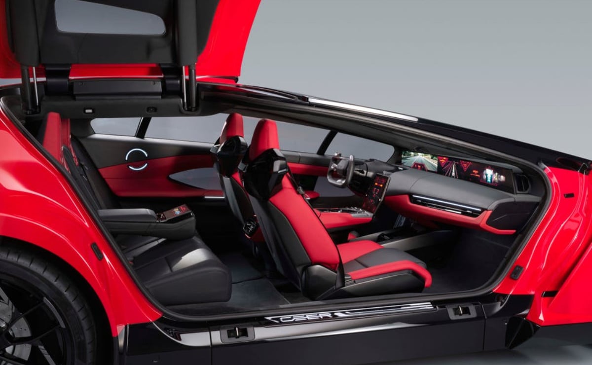 850 hp puertas gaviota y pantalla de 48 1 2