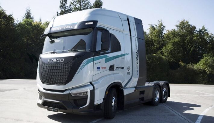 Futuros camiones a hidrógeno de IVECO y Toyota