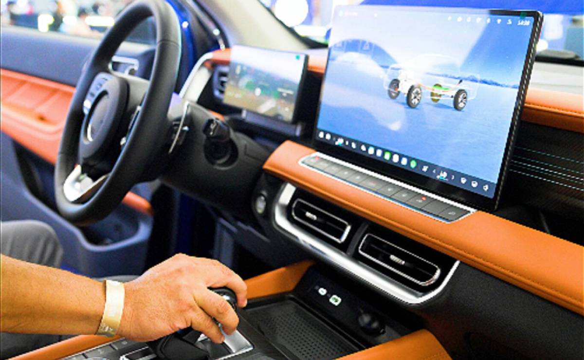 Pick up GWM P300 interior