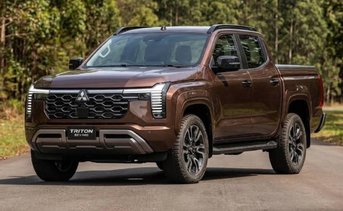 Pick up Mitsubishi Triton 2027 frente