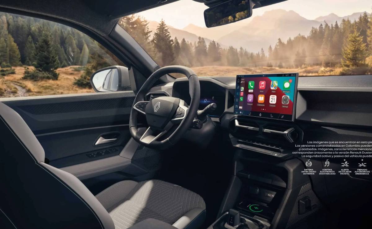 Renault Duster Hybrid E Tech interior