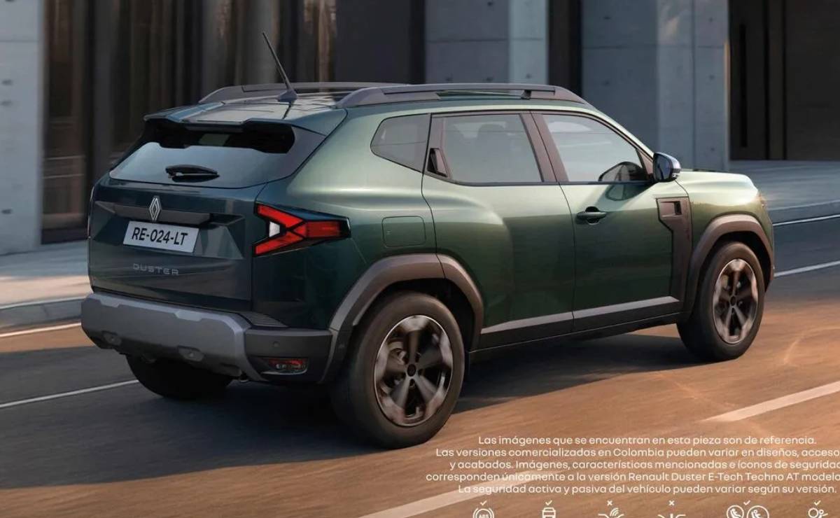 Renault Duster Hybrid E Tech trasera 1