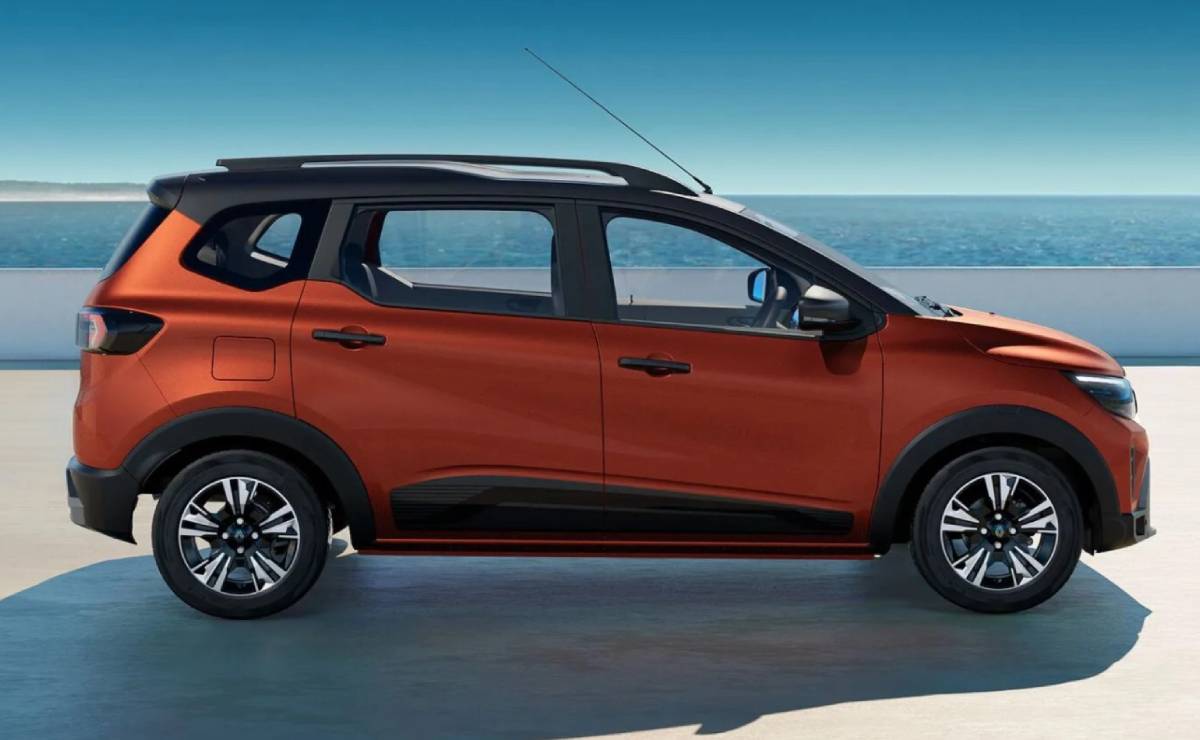 Más barato que Duster: el nuevo SUV de Renault con motor turbo y siete asientos 1 Renault Triber Turbo perfil