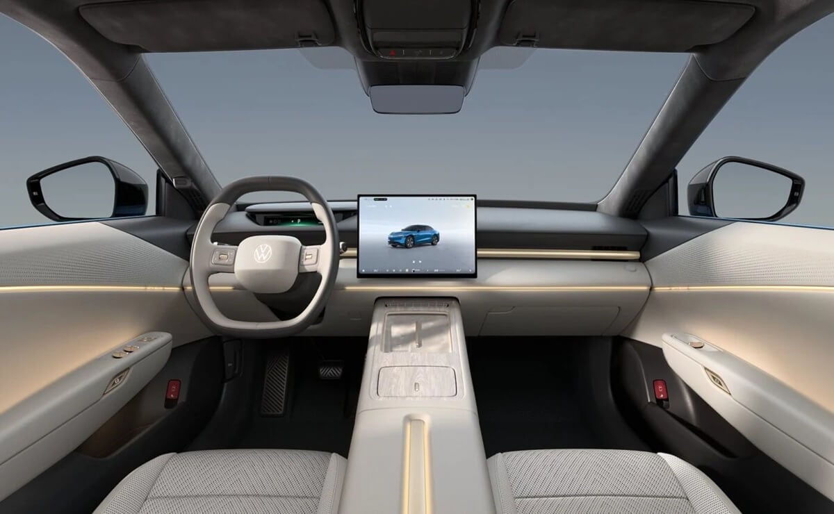 Menos de 30000 dólares: el nuevo sedán de Volkswagen superior a Vento con 496 CV y más barato 3 VW ID. UNYX 09 interior