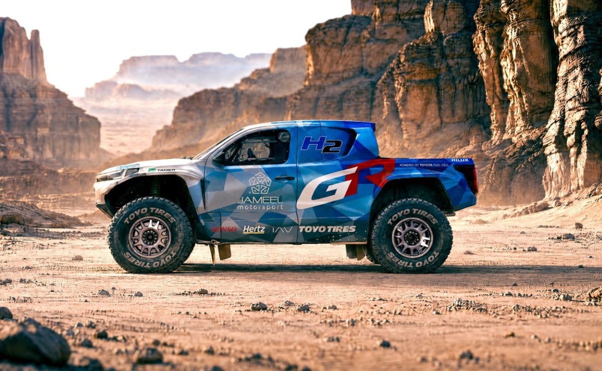 Adiós al V6 biturbo: la Toyota Hilux del Dakar ahora se mueve con hidrógeno y 174 CV de re