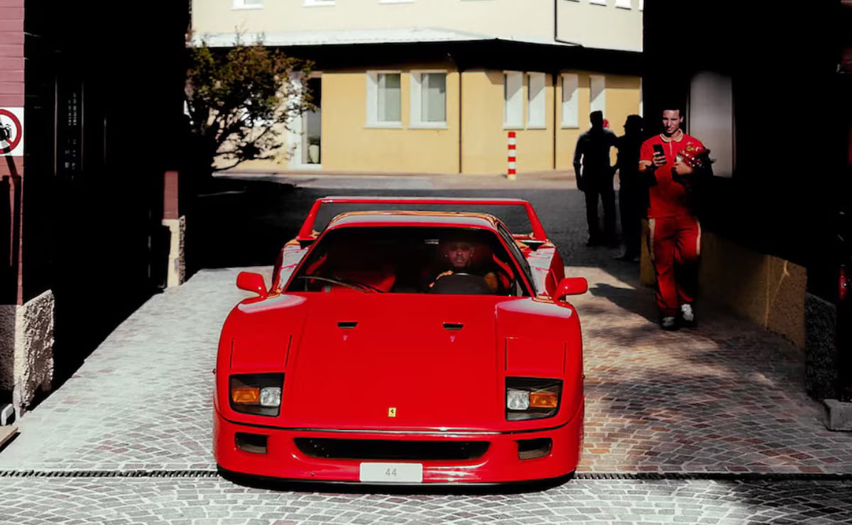 hamilton compr la ferrari f40 con 69 km