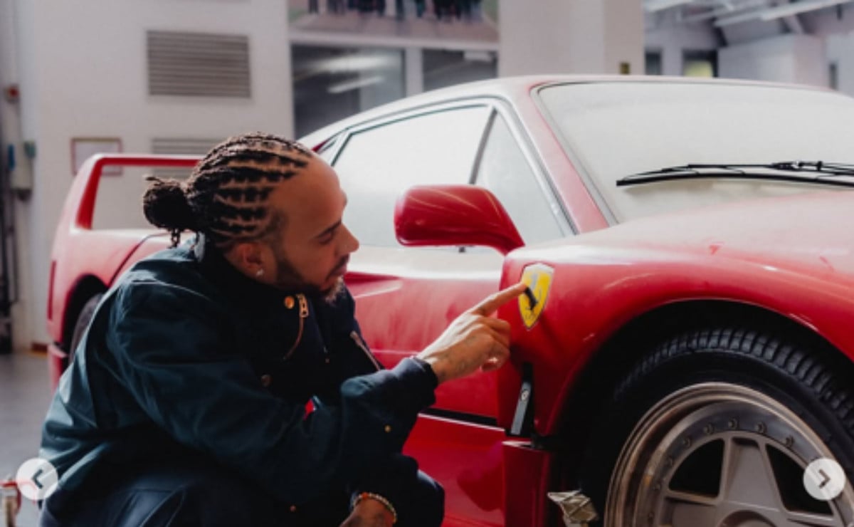 Lewis Hamilton por fin compró su auto soñado: el Ferrari F40 2 lewis hamilton por fin compr su auto so