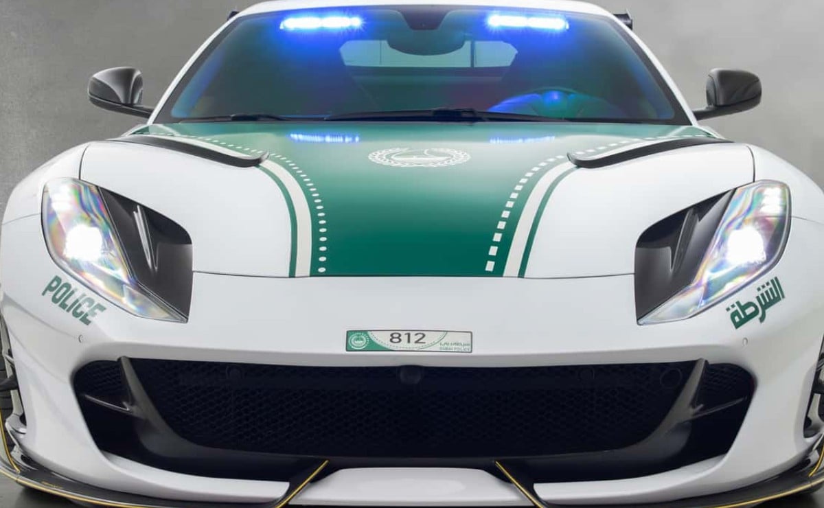 no persigue delincuentes el ferrari 812