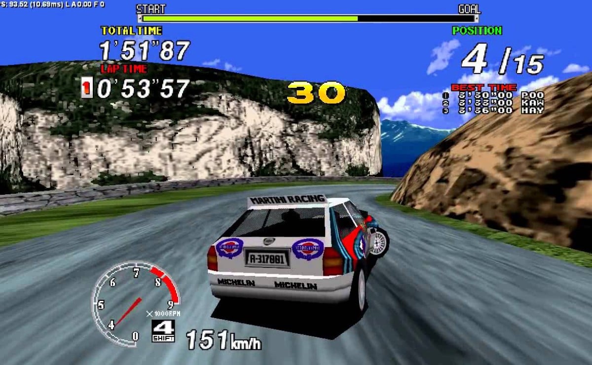 ¿Por qué los juegos de carreras de los 90 se sienten más rápidos que los actuales?