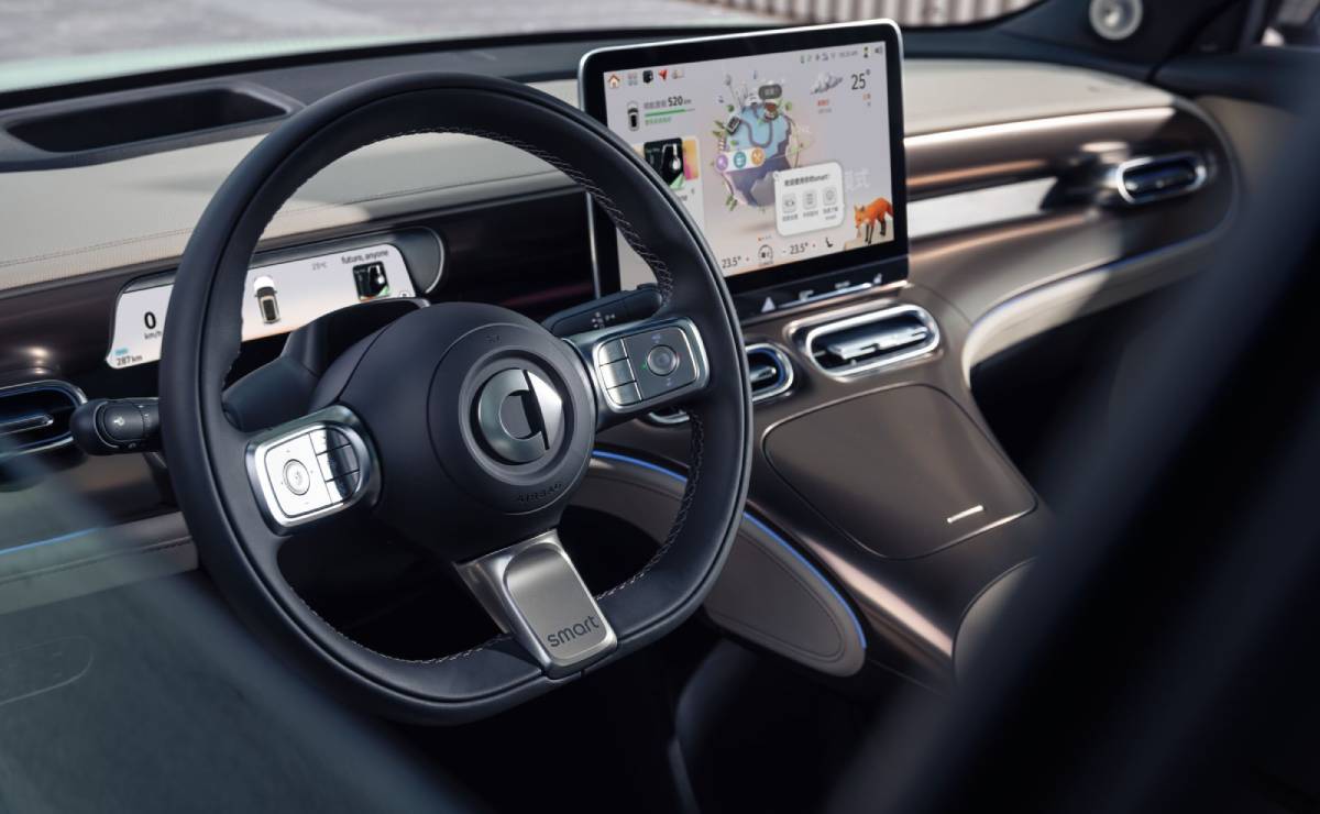 smart volvió a Argentina con dos SUV eléctricos de hasta 428 CV: precios y versiones 7 smart 1 interior