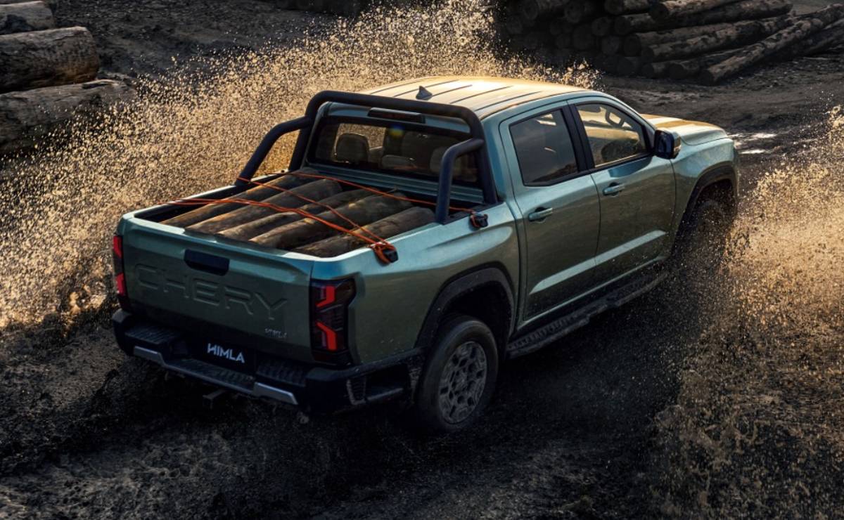 Desde USD 32.500: se lanzó una nueva pick up con precio competitivo y motor turbodiésel que compite contra Toyota Hilux 1 Chery Himla caja