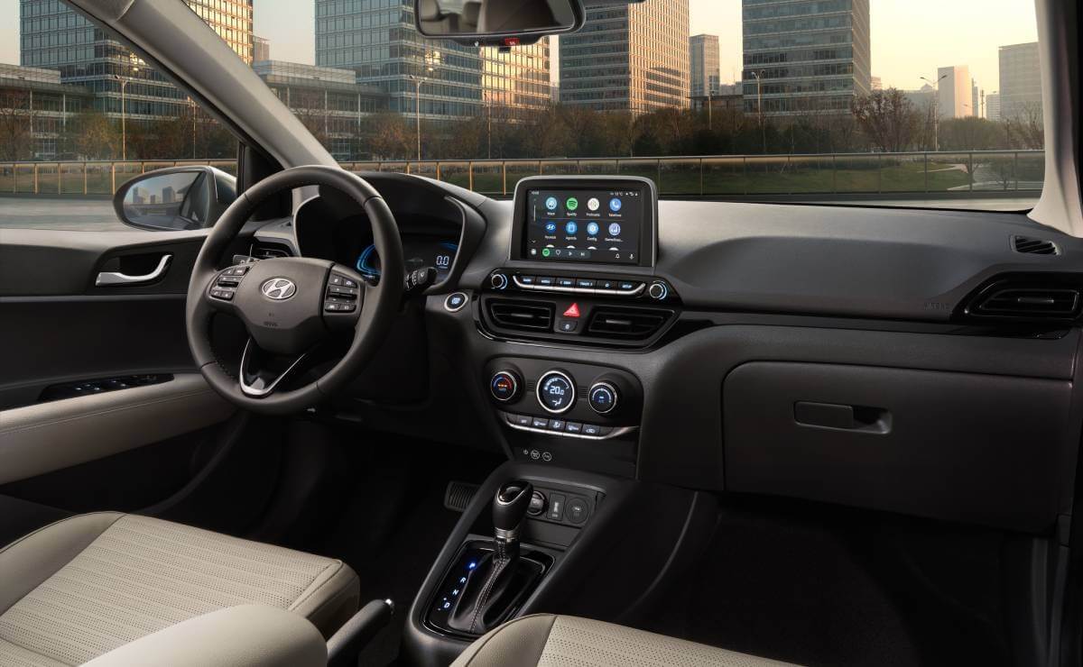 Interior del Hyundai HB20S
