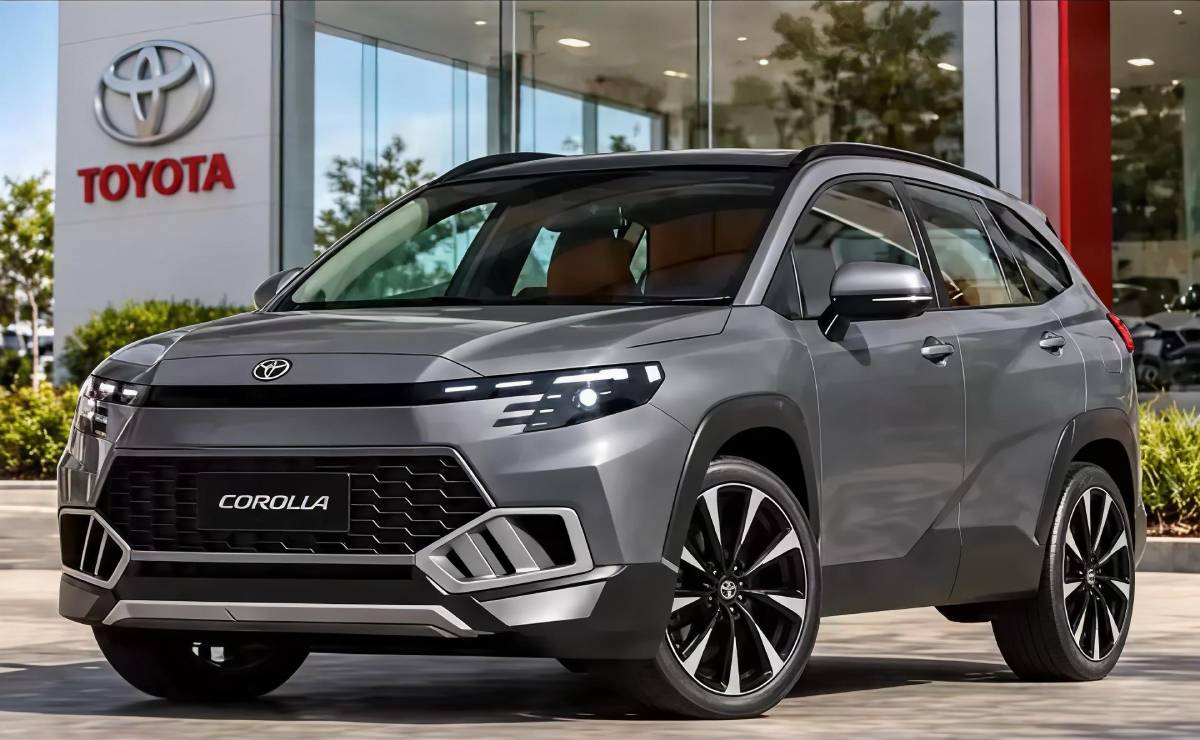 Nuevo Toyota Corolla Cross 2028 frente