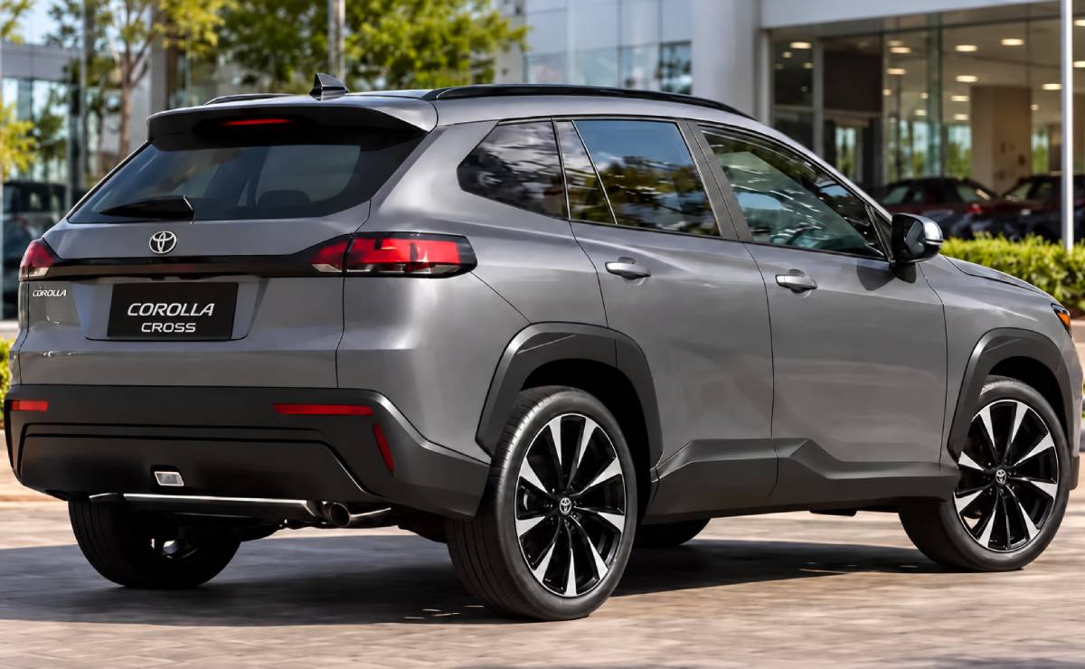 Nuevo Toyota Corolla Cross 2028 trasera