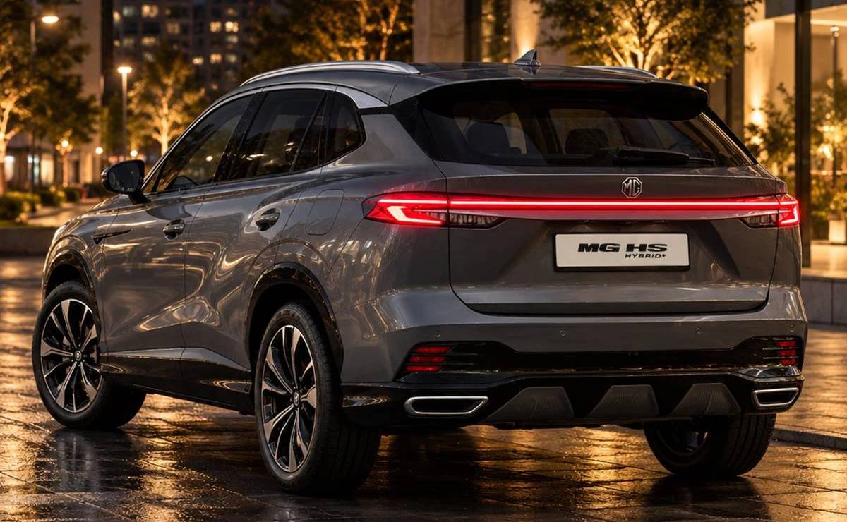 SUV MG HS Hybrid trasera