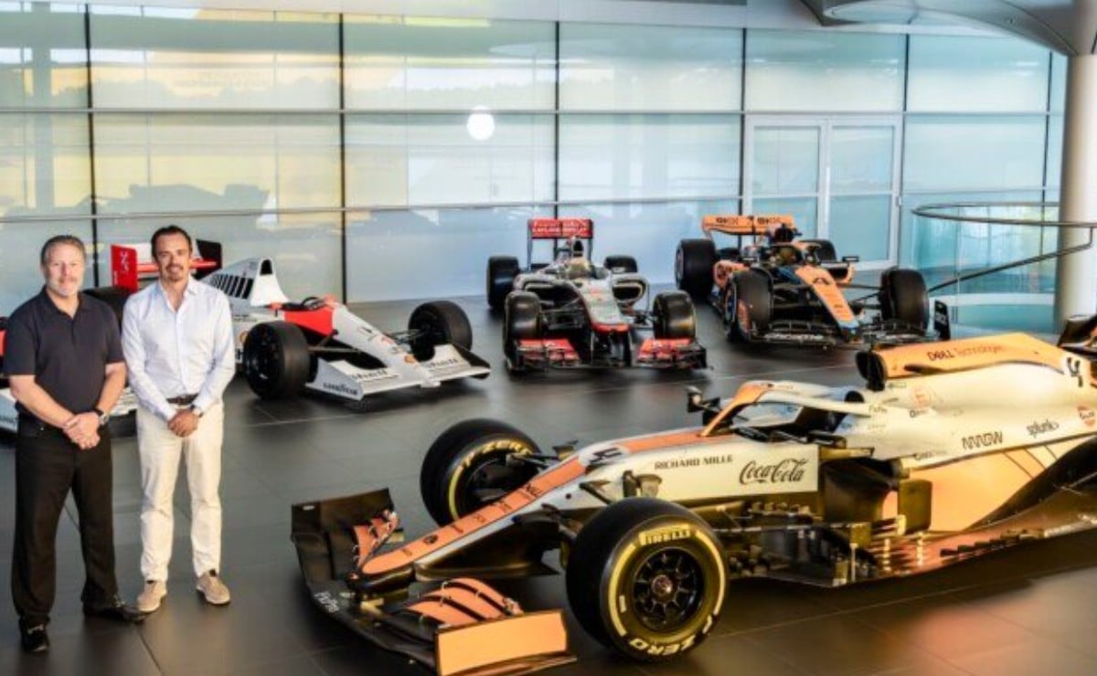 el mclaren de senna campe n 1991 a la ve