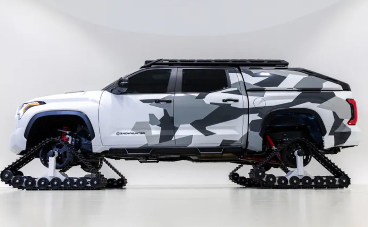 toyota snowhunter cinco 4x4 con orugas d